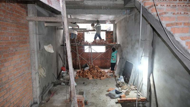 Thi công phần thô ngôi nhà