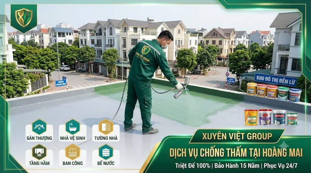 Dịch Vụ Chống Thấm Tại Hoàng Mai