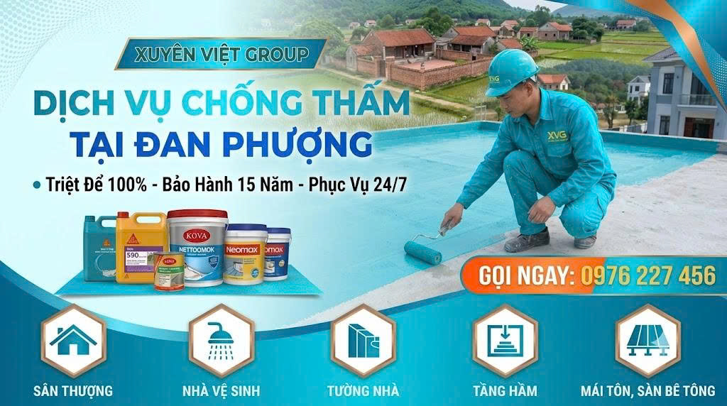 Dịch vụ chống thấm tại Đan Phượng